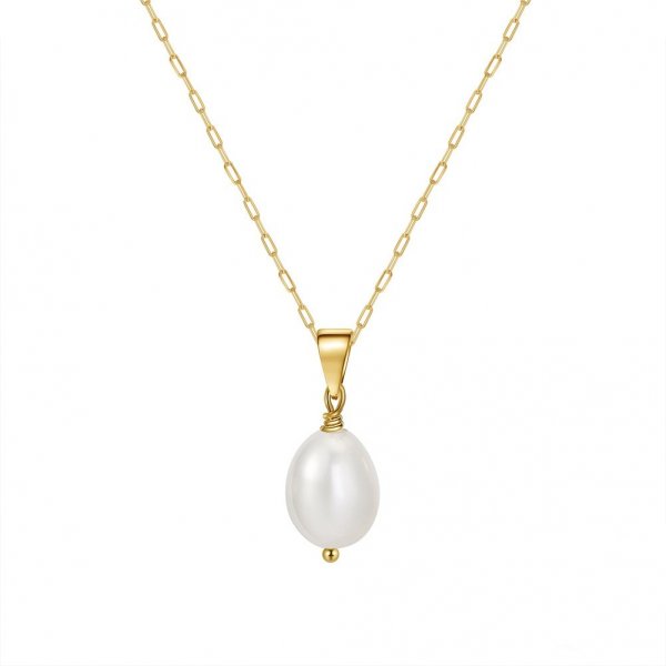 Natural Freshwater Pearl Baroque Oval