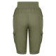 Women's Cropped Pants Cotton Linen Cargo Pocket Casual Pants